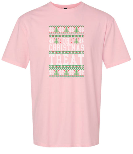 Sweater Style Oh Christmas Treat Adult Gildan Soft Shirt