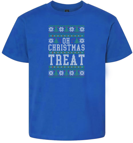 Sweater Style Oh Christmas Treat Children's Gildan Soft Shirt