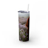 Skinny Tumbler with Straw – 20 oz Stainless Steel Cup