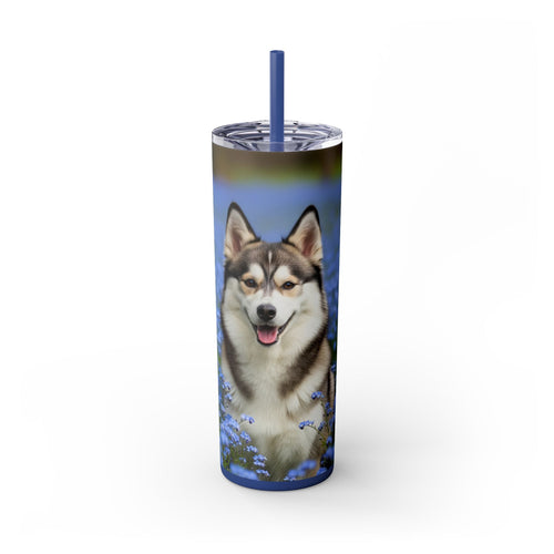 Skinny Tumbler with Straw – 20 oz Stainless Steel Cup