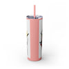 Skinny Tumbler with Straw – 20 oz Stainless Steel Cup