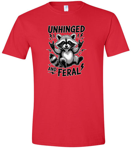 Unhinged and Feral Adult Gildan Soft Shirt