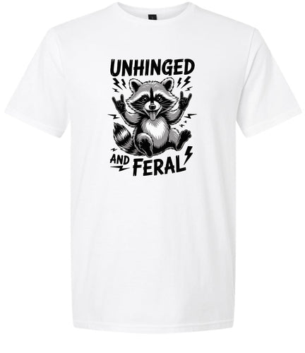 Unhinged and Feral Adult Gildan Soft Shirt