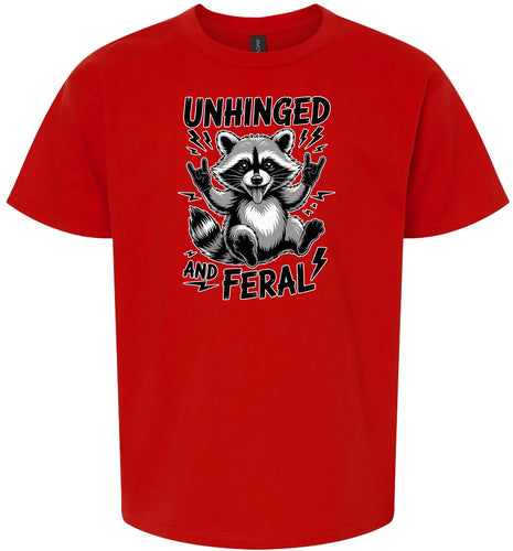 Unhinged and Feral Children's Gildan Soft Shirt