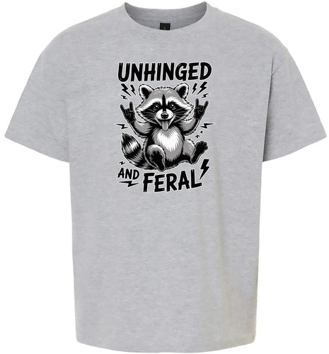 Unhinged and Feral Children's Gildan Soft Shirt