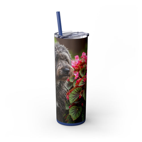 Skinny Tumbler with Straw – 20 oz Stainless Steel Cup