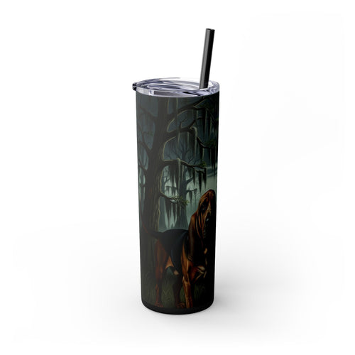 Skinny Tumbler with Straw – 20 oz Stainless Steel Cup