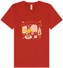 Cozy Girlie Club Unisex V-Neck Shirt