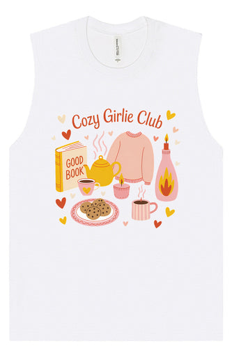 Cozy Girlie Club Muscle Tank