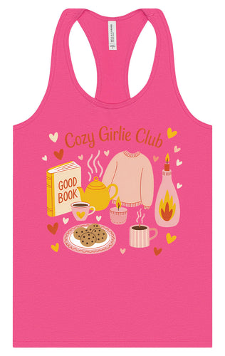 Cozy Girlie Club Women's Racerback Tank