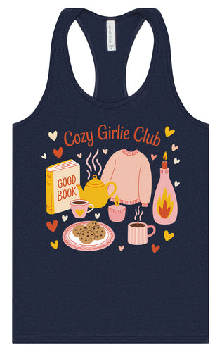 Cozy Girlie Club Women's Racerback Tank