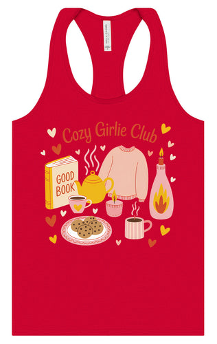 Cozy Girlie Club Women's Racerback Tank