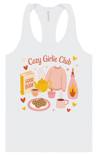 Cozy Girlie Club Women's Racerback Tank