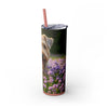 Skinny Tumbler with Straw – 20 oz Stainless Steel Cup