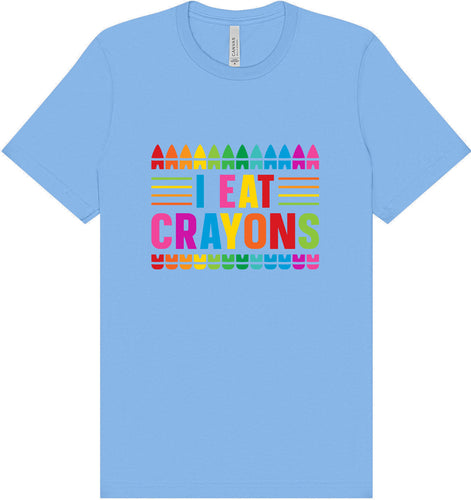 I Eat Crayons Adult Bella Canvas Shirt