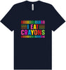 I Eat Crayons Adult Bella Canvas Shirt