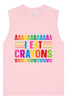 I Eat Crayons Muscle Tank