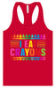 I Eat Crayons Women's Racerback Tank
