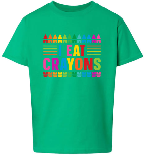 I Eat Crayons Children's Gildan Soft Shirt
