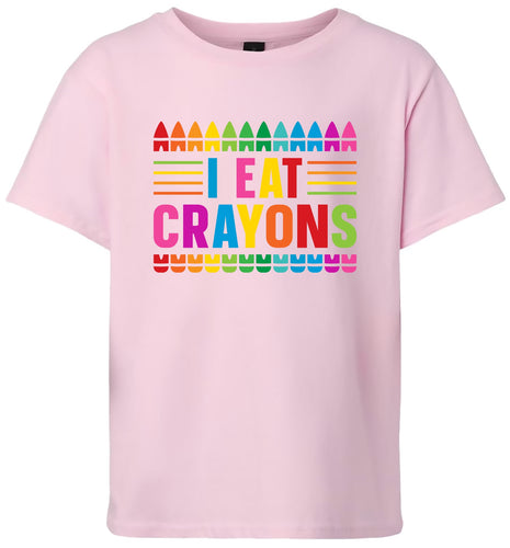 I Eat Crayons Children's Gildan Soft Shirt