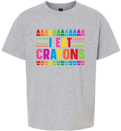 I Eat Crayons Children's Gildan Soft Shirt