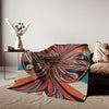 Sweatshirt Blanket – Plush Fleece Throw, 2 Size Options