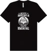 An Old Man with a Bowling Ball Adult Bella Canvas Shirt