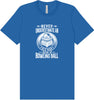 An Old Man with a Bowling Ball Adult Bella Canvas Shirt