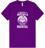 An Old Man with a Bowling Ball Adult Bella Canvas Shirt