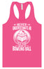 An Old Man with a Bowling Ball Women's Racerback Tank