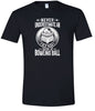 An Old Man with a Bowling Ball Adult Gildan Soft Shirt