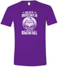 An Old Man with a Bowling Ball Adult Gildan Soft Shirt