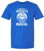 An Old Man with a Bowling Ball Adult Gildan Soft Shirt