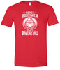 An Old Man with a Bowling Ball Adult Gildan Soft Shirt