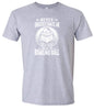An Old Man with a Bowling Ball Adult Gildan Soft Shirt
