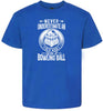 An Old Man with a Bowling Ball Children's Gildan Soft Shirt