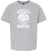 An Old Man with a Bowling Ball Children's Gildan Soft Shirt