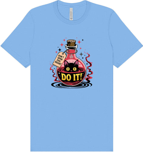 Black Cat Says Do It Adult Bella Canvas Shirt