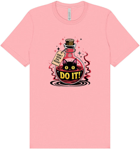 Black Cat Says Do It Adult Bella Canvas Shirt