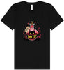 Black Cat Says Do It Unisex V-Neck Shirt