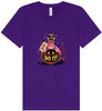 Black Cat Says Do It Unisex V-Neck Shirt