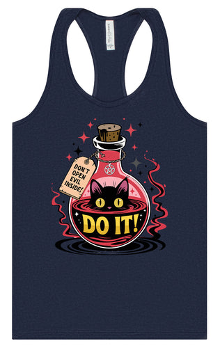 Black Cat Says Do It Women's Racerback Tank