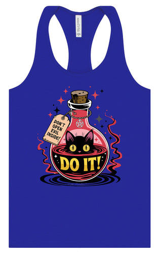 Black Cat Says Do It Women's Racerback Tank
