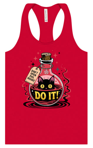 Black Cat Says Do It Women's Racerback Tank