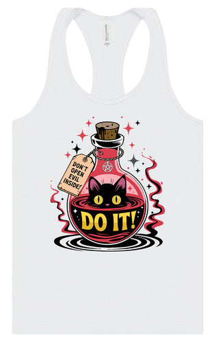 Black Cat Says Do It Women's Racerback Tank
