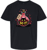 Black Cat Says Do It Children's Gildan Soft Shirt