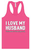 Love My Husband But Wanna Square Up Women's Racerback Tank