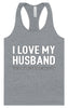 Love My Husband But Wanna Square Up Women's Racerback Tank