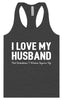 Love My Husband But Wanna Square Up Women's Racerback Tank