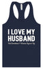Love My Husband But Wanna Square Up Women's Racerback Tank